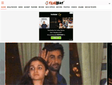 Tablet Screenshot of filmibeat.com